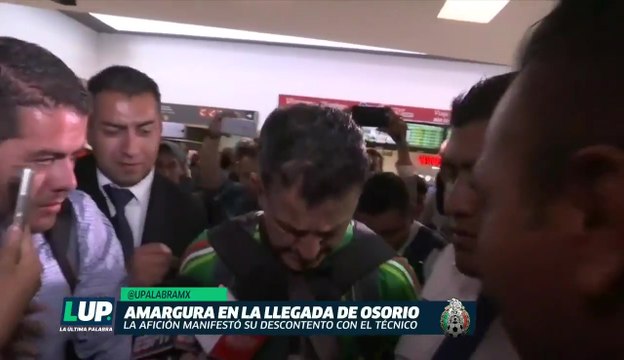 LUP EXCLUSIVA: Osorio es recibido con insultos en México