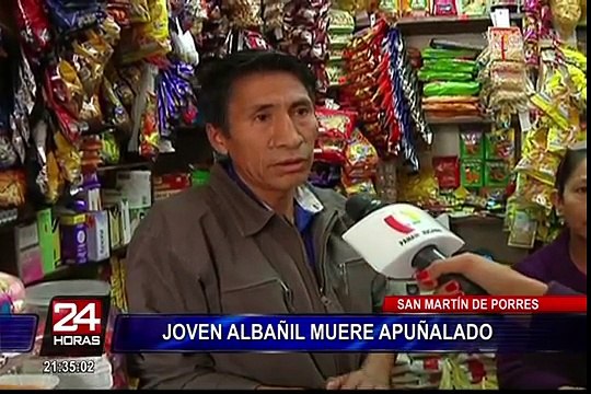 SMP: cámaras de seguridad muestran como un joven albañil es apuñalado