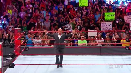 WWE RAW 24 July 2017 - Braun Strowman’s - Roman Reigns & Samoa Joe