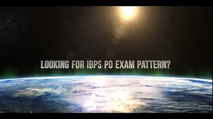 IBPS PO Exam Pattern