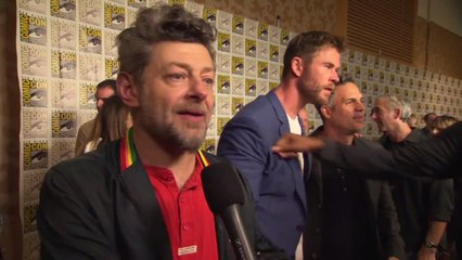 Andy Serkis With Friends At Comic-Con For 'Thor: Ragnarok'