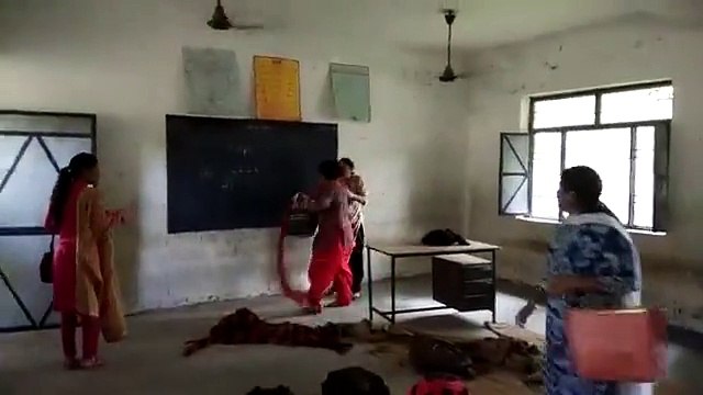 Teachers  each other in Dera Bassi