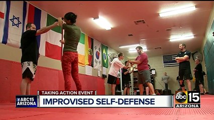 Defending yourself using zero weapons, relying on body