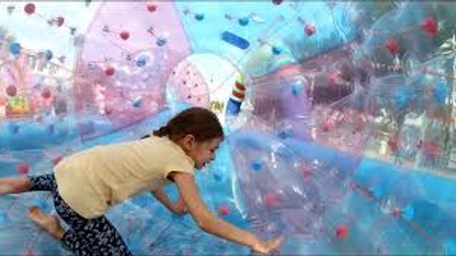 Outdoor playground for kids Playtime fun with swings, slides, trains. Video from DreamTV CHANNEL