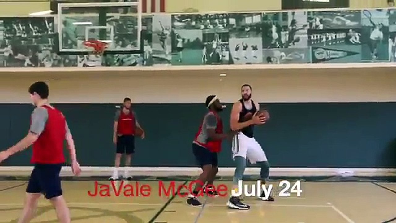 JaVale McGee taffe son shoot