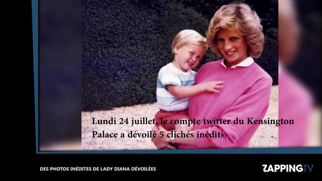 Lady Diana : Des photos inédites avec les princes William et Harry dévoilées (vidéo)