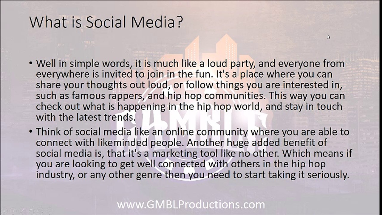 Social Media for Musicians