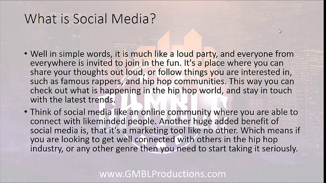 Social Media for Musicians