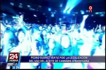 Pedro Suárez Vértiz pide la legalización del aceite de cannabis