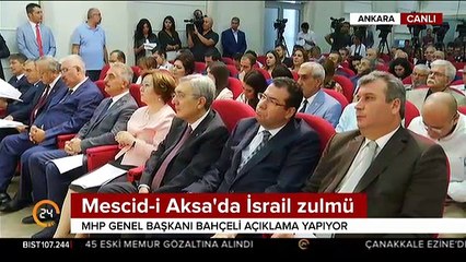 MHP lideri Bahçeli'den İsrail'e sert eleştiri: İsrail'in yöntemi terörden farksızdır