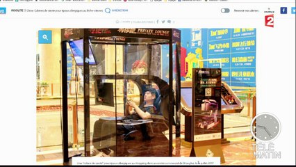 Des cabines de siestes à Shanghai