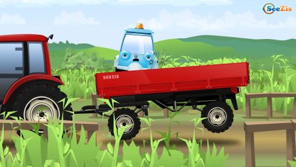 The Bulldozer is sick! The Excavator in the City l Cartoons for Children