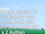 Read  Cambridge English First 5 Selfstudy Pack Students Book with Answers and Audio CDs 2 fb96659b