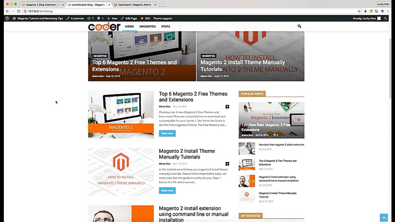 Magento 2 Blog Extension- How To Import Blog From Wordpress Fast & Easily - LandOfCoder - YouTube