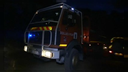 Le sud-est de la France en proie aux flammes