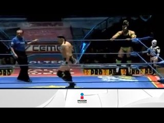 Ángel de Oro, Hijo del Fantasma y Diamante vs. Mr. Águila, Psicosis y Olímpico 21.04.12