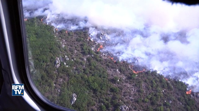 1.800 hectares ravagés… les images aériennes des incendies en Corse