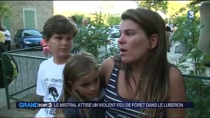 Un incendie ravage les forêts du Lubéron à cause du mistral