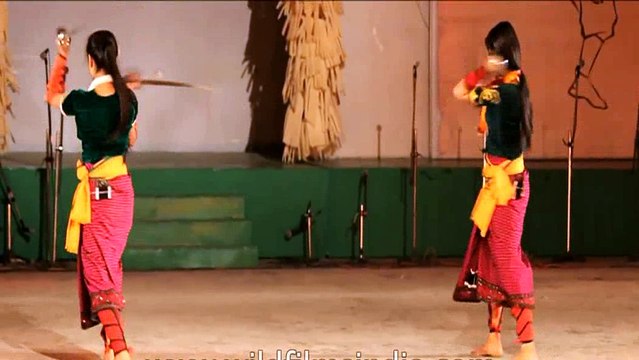 Girls with swords- Thang ta martial arts in Manipur, India