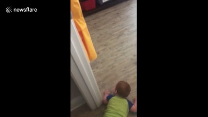 Too cute - baby loves the doorstop spring