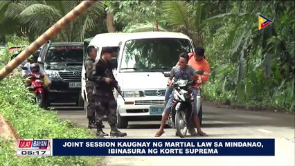 Joint session kaugnay ng Martial Law sa Mindanao, ibinasura ng Korte Suprema