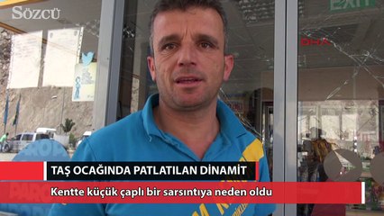 Hakkari'de patlatılan dinamit, deprem etkisi meydana getirdi