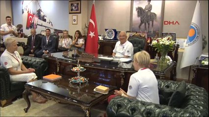 Mersin'in Litvanya'daki 'Kardeş Kenti' Klaipeda'dan Bir Grup Öğrenci, Kente Geldi.