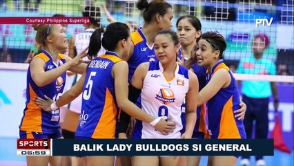 SPORTS BALITA: Balik Lady Bulldogs si General