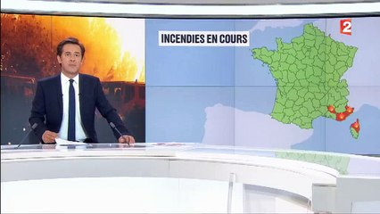 Incendies: Dans le Var, les flammes sont difficilement maîtrisables - Des centaines de personnes ont été évacuées