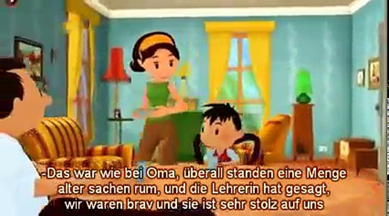 aprende alemán. der kleine nick. im Museum. (alemán subtitulado alemán). nivel b2. learn german