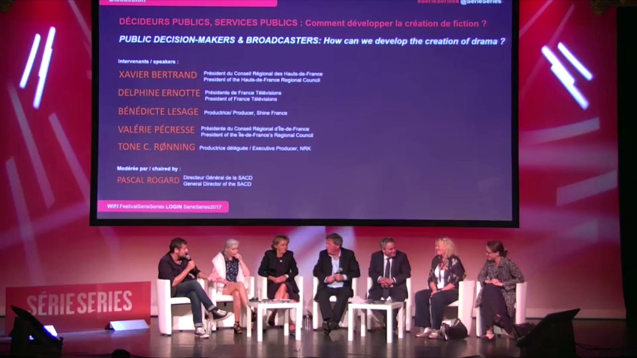 Décideurs publics, services publics : comment développer la création de fiction? - Série Series 2017