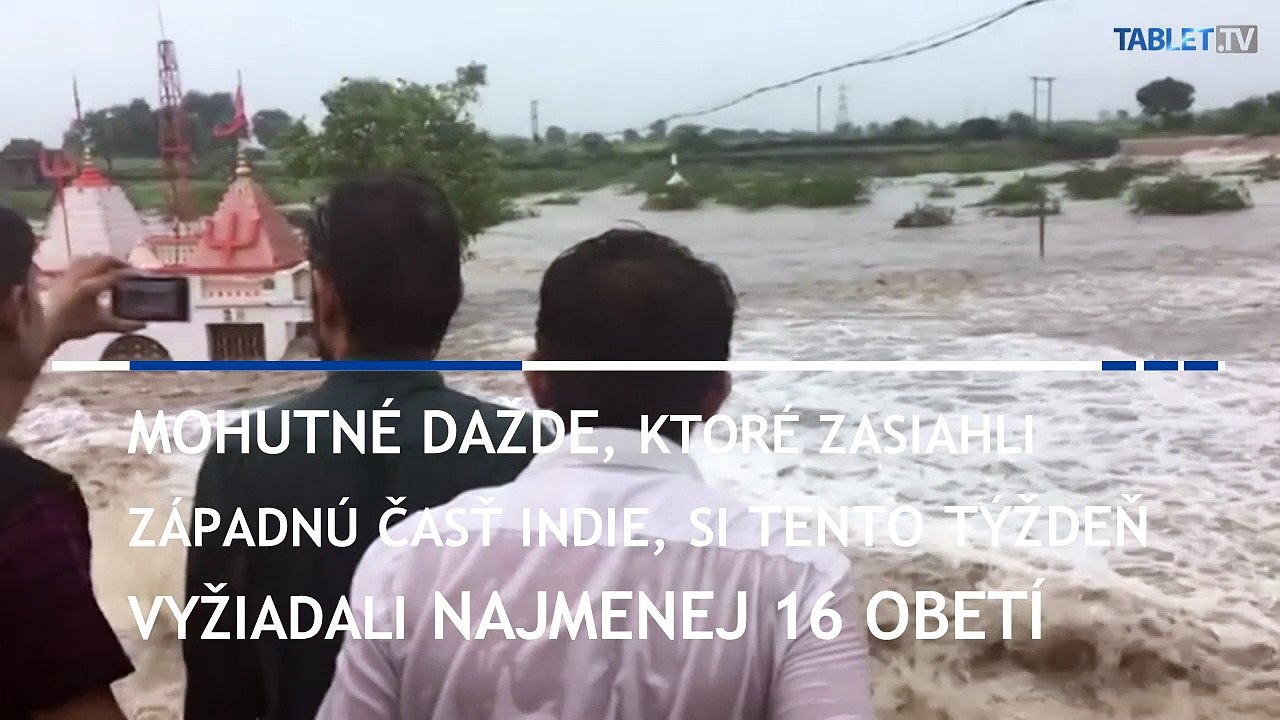 Záplavy v Indii vyhnali z domovov tisíce ľudí