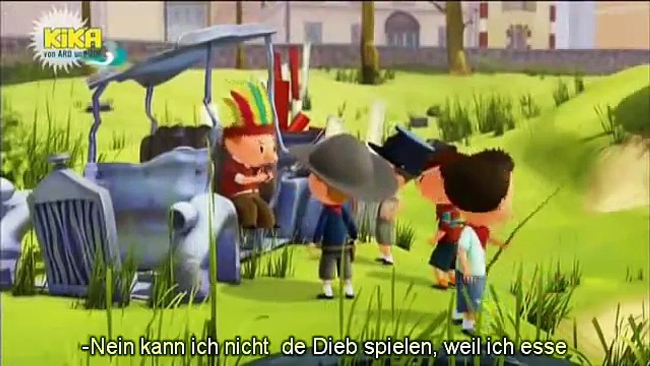 aprende alemán. der kleine nick. (alemán subtitulado alemán). das fahrradrennen. nivel b2