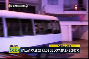 Detienen a policía en actividad y a mujer con droga en edificio de Pueblo Libre