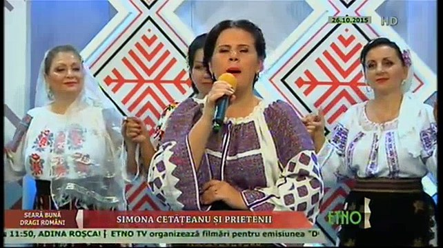 Ioana Dan - Spune, Piculino, spune (Seara buna, dragi romani! - ETNO TV - 26.10.2015)