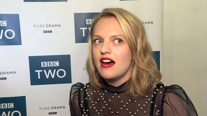 Elisabeth Moss on working with 'magical' Gwendoline Christie