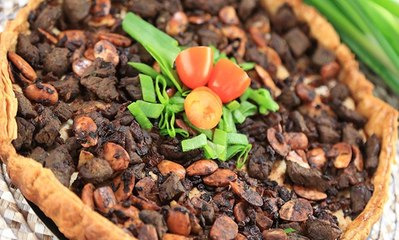 طريقة عمل تارت اللحم باللوز بالفيديو