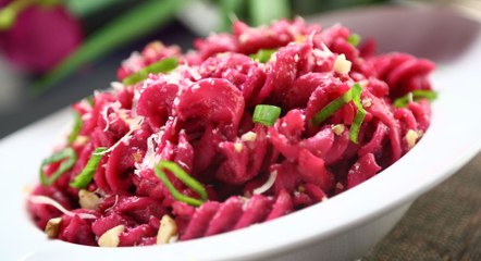 طريقة عمل باستا بالشمندر بالفيديو