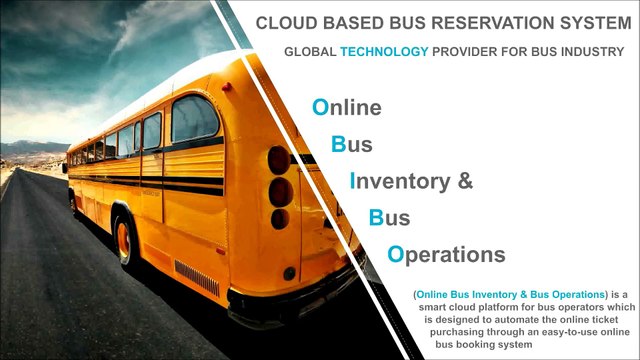 OBIBOGDS-GLOBAL TECHNOLOGY PROVIDER FOR BUS TICKETING PLATFORM