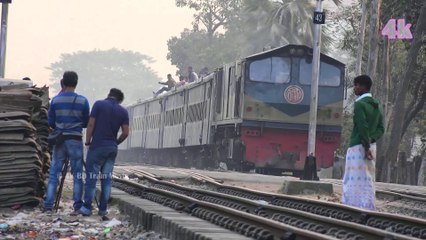 Upakul Express Train Passing Tongi Railway Station