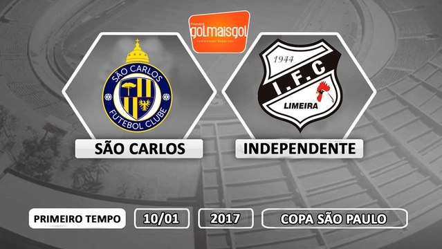 Sao Carlos 3x2 Independente - 10/01/2017 - Copa São Paulo de Juniores - PRIMEIRO TEMPO