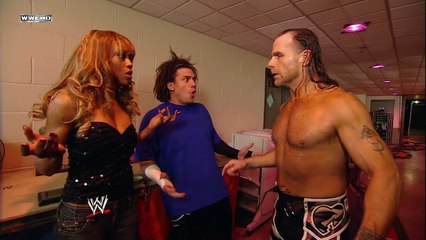 Alicia Fox, Carlito, Shawn Michaels, Teddy Long and Triple H Backstage Segment