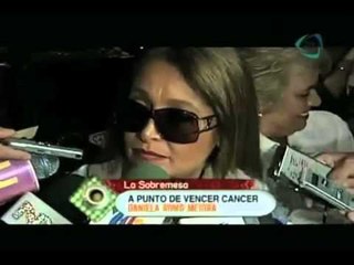 Daniela Romo a punto de vencer el cáncer