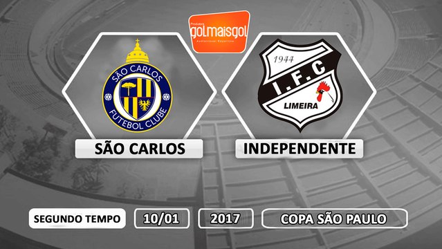Sao Carlos 3x2 Independente - 10/01/2017 - Copa São Paulo de Juniores - SEGUNDO TEMPO