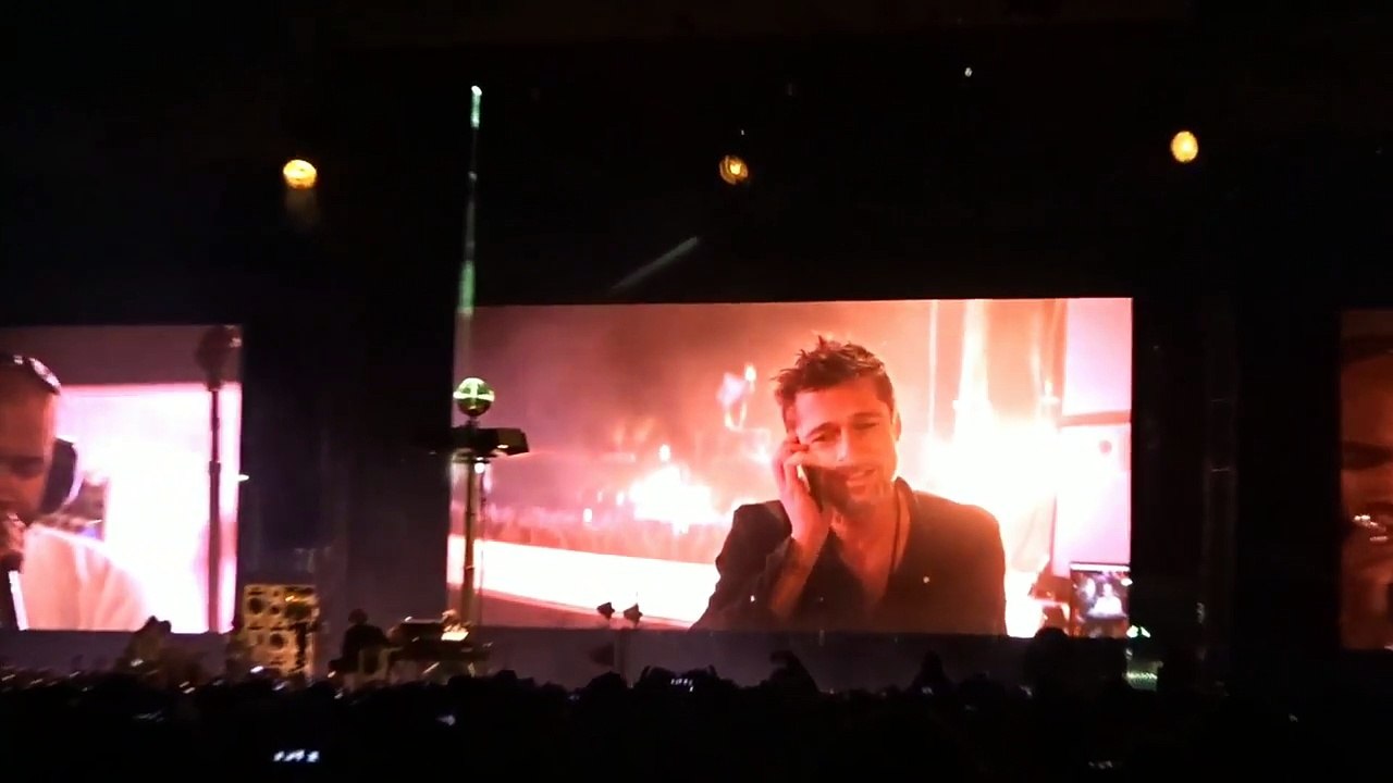 Frank Ocean with Brad Pitt at FYF 2017  “Close To You" "Never Can Say Goodbye"