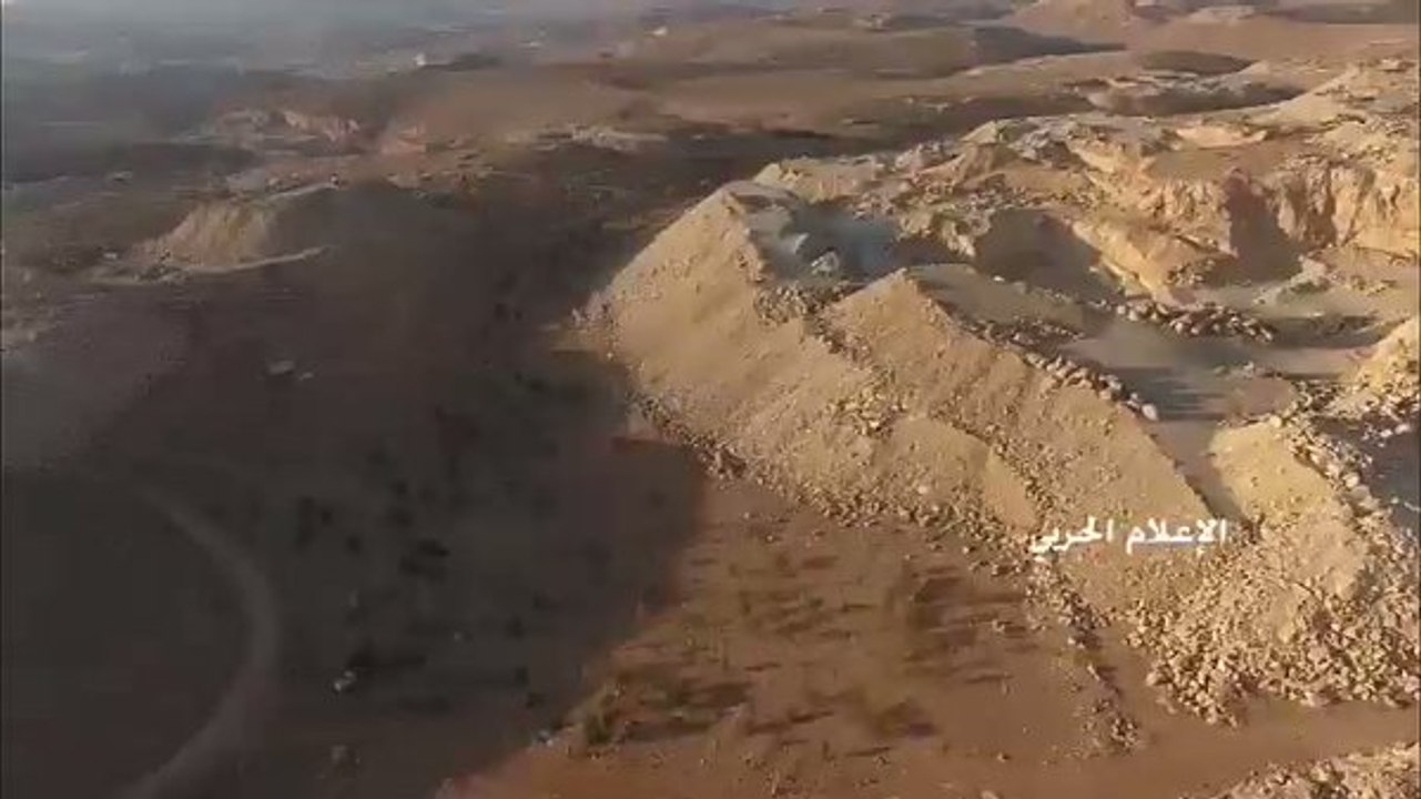 Drone Shows Areas Hezbollah Claim to Have Captured in Arsal