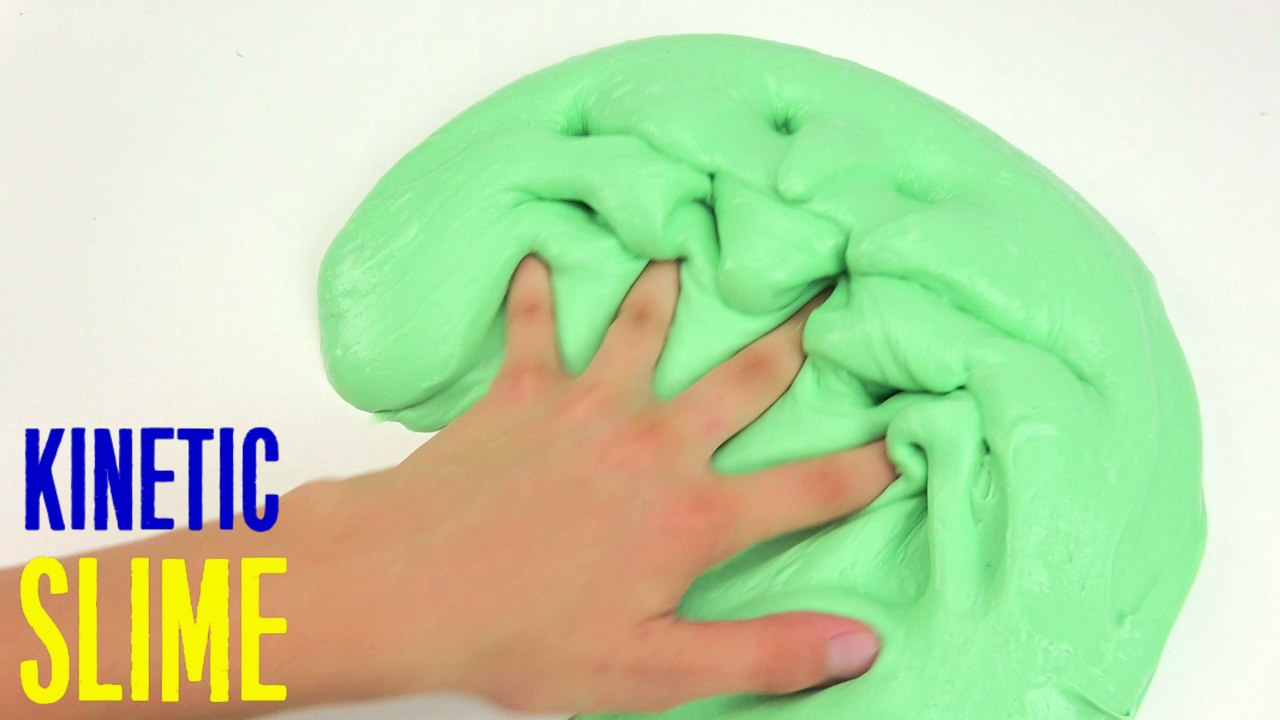 slime mixed with kinetic sand