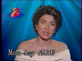 Antenne 2 - 6 Novembre 1990 - Bande annonce, speakerine (Marie-Ange Nardi)