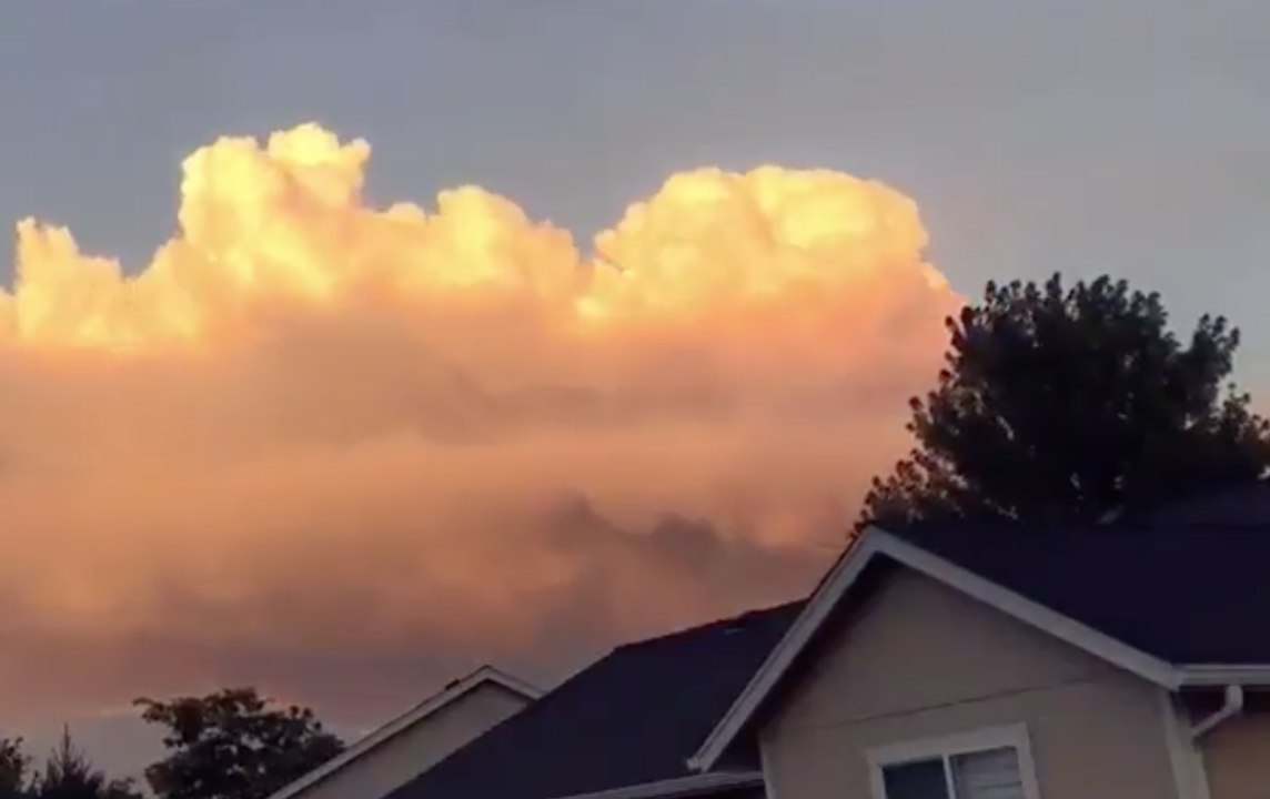 Preacher Fire Burns Close to Homes in Gardnerville, Nevada, Forcing Evacuations