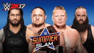 WWE 2K17 WWE Universal Championship Fatal 4 Way Match WWE Summerslam 2017